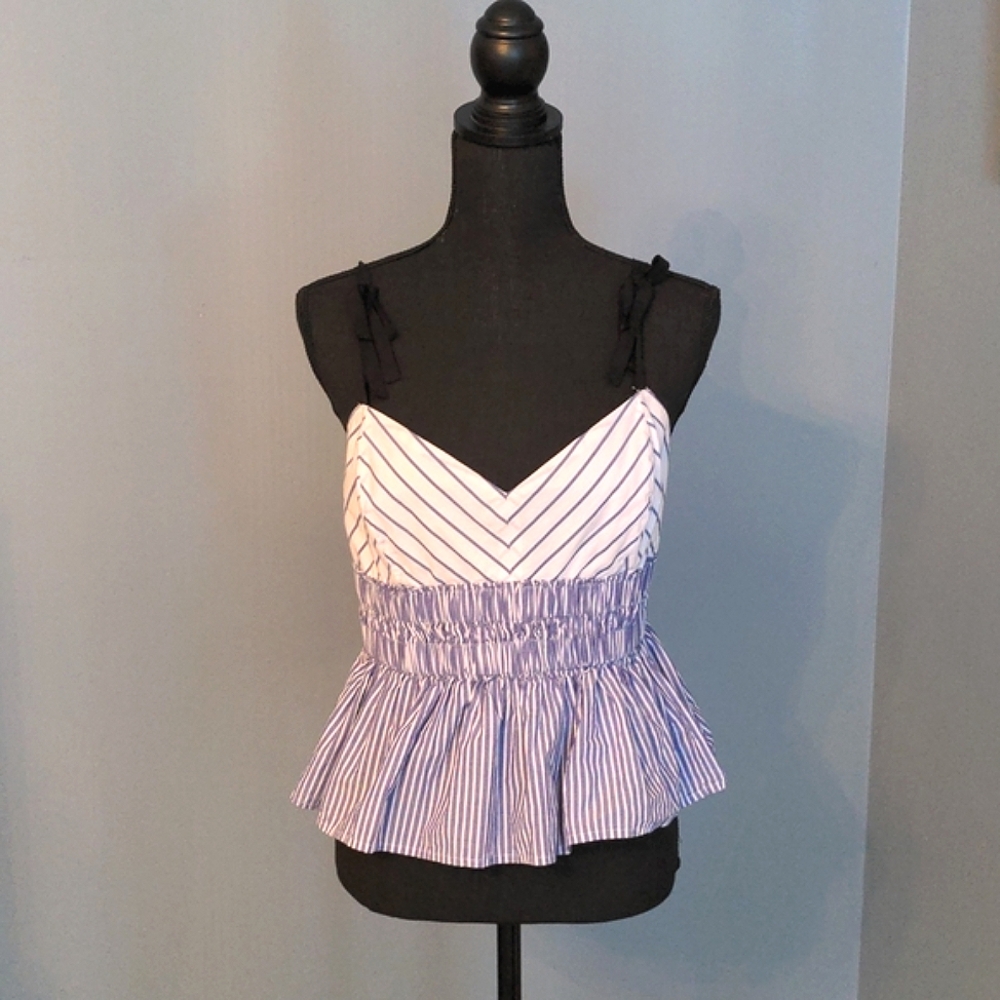 Striped fitted tank